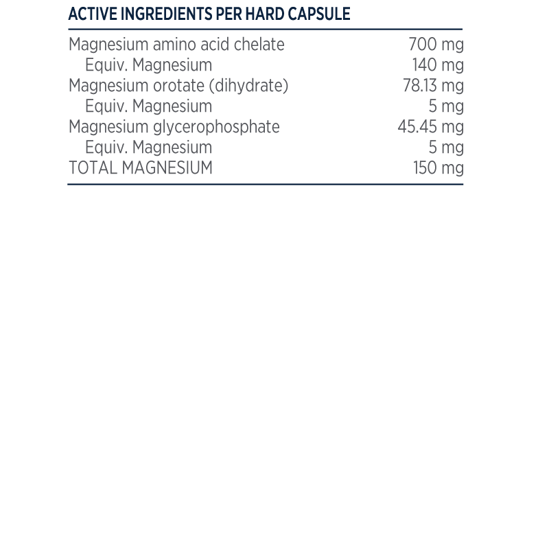 Tri mag capsules ingredients